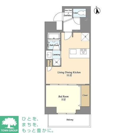 グランカーサ日本橋馬喰町の物件間取画像